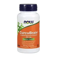 Suplementy naturalne - Now Foods CurcuBrain 400 mg (50 kaps.) - miniaturka - grafika 1
