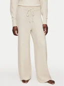 Spodnie damskie - Triumph Spodnie materiałowe Amourette Cozy 10225058 Écru Regular Fit - miniaturka - grafika 1