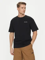 Koszulki męskie - Columbia T-Shirt Butte™ 2071701 Czarny Relaxed Fit - miniaturka - grafika 1