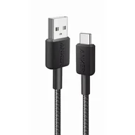 Kable USB - Anker 322 USB to USB-C 60W 0,9m (czarny) - miniaturka - grafika 1