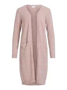 Vila Kobiety Viril Long L/S Knit Cardigan - Noos Kardigan, Misty Rose, M - Swetry damskie - miniaturka - grafika 1