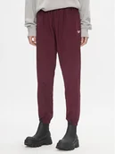 Spodnie sportowe damskie - Reebok Spodnie dresowe Classics Franchise IL4627 Bordowy Relaxed Fit - miniaturka - grafika 1