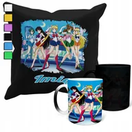 Gadżety dla niej i dla niego - ZESTAW KUBEK MAGICZNY + POSZEWKA Z PODUSZKĄ-SAILOR MOON CZARODZIEJKI + IMIĘ - miniaturka - grafika 1
