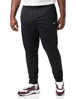 Spodnie męskie - Reebok Spodnie męskie Wor Knit Pant, czarny, M FJ4057 - grafika 1