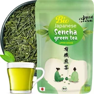 Herbata - Japońska Sencha Premium Zielona Herbata z Upraw Ekologicznych, 250g - miniaturka - grafika 1