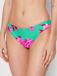 Stroje kąpielowe - Seafolly Dół od bikini Full Bloom 40473-932 Zielony - grafika 1