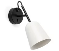 Lampy ścienne - FARO 28258 - Kinkiet STUDIO 1xE14/8W/230V biały/czarny - miniaturka - grafika 1