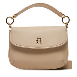Torebka Tommy Hilfiger Chic Crossover AW0AW16686 Beżowy - Torebki damskie - miniaturka - grafika 1