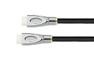 Kable - Good Connections Kabel Ka Moni HDMI HDMI S/S 1,0m schwarz PYTHON,4K2K 24Kvergoldete Stecker/-Kupferkontakte OFC Nylongeflecht GC-M0015 - miniaturka - grafika 1