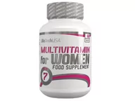 Witaminy i minerały dla sportowców - BioTech Multivitamin for women 60tab. - miniaturka - grafika 1