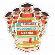 Zakładki do książek - Zakładki do książek - Wzorowy uczeń (5szt) - miniaturka - grafika 1