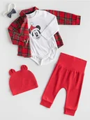 Komplety dla niemowląt - Reserved - Bawełniany komplet Mickey Mouse - czerwony - miniaturka - grafika 1