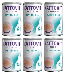 Kattovit Drink Gastro 6x135ml puszka - Mokra karma dla kotów - miniaturka - grafika 1