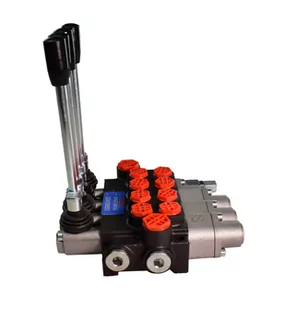 Rozdzielacz hydrauliczny 4-sekcyjny marki Presko o przepływie do 40 litrów / min. - 1 sekcja na sprężynie, 1 sekcja z obustronnym zatrzaskiem i 2 sekcje pływające - Akcesoria do hydrauliki siłowej - miniaturka - grafika 4