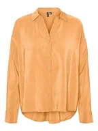 Koszule damskie - VERO MODA Koszula damska VMQUEENY L/S Oversized Shirt EXP GA - miniaturka - grafika 1