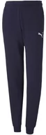 Spodnie męskie - Spodnie dla dzieci Puma spodnie teamGOAL 23 Casuals Pants Jr granatowe 656713 06-140 - miniaturka - grafika 1