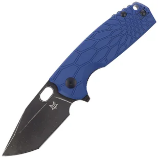 Nóż składany FOX Core Tanto Blue FRN, Black Top Shield N690Co by Jesper Voxnæs (FX-612 BLB) - Noże - miniaturka - grafika 1