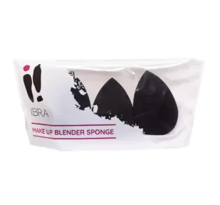 Ibra - MAKE UP BLENDER SPONGE - Zestaw gąbeczek do makijażu - Czarne - 3 sztuki - Gąbeczki do makijażu - miniaturka - grafika 1