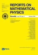 Czasopisma - Reports On Mathematical Physics 931 Polska - miniaturka - grafika 1