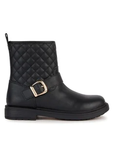Geox Botki Jr Eclair J369QI 000BC C9999 D Czarny - Buty dla chłopców - miniaturka - grafika 1