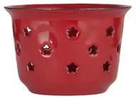 Świeczniki - Świecznik Lampion Metalowy Emaliowany RED IB LAURSEN - miniaturka - grafika 1