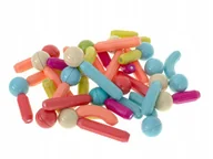 Klocki - 2 x KLOCKI MAGNETYCZNE PATYCZKI KULE KONSTRUKCYJNE EDUKACYJNE BOX DZIECI 86 - miniaturka - grafika 1