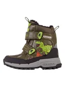 Botki damskie - Kappa Botki zimowe "Rex Text K" w kolorze khaki - miniaturka - grafika 1