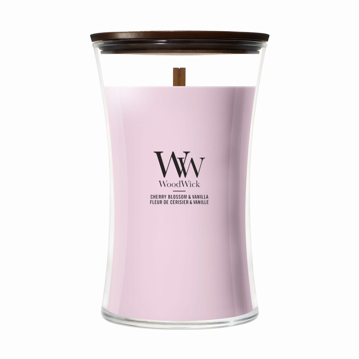 Świeca zapachowa duża WoodWick Cherry Blossom & Vanilla
