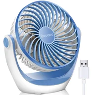 Wentylatory - Ocoopa D602 biało-błękitny USB - miniaturka - grafika 1
