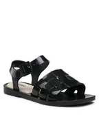 Sandały damskie - Melissa Sandały Basket Sandal Ad 33807 Czarny - miniaturka - grafika 1