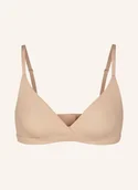 Biustonosze - Skims Biustonosz Trójkątny Fits Everybody beige - miniaturka - grafika 1