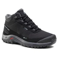 Buty trekkingowe męskie - Salomon Trekkingi Shelter Cs Wp 411104 27 V0 Black/Ebony/Black - miniaturka - grafika 1
