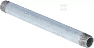 Sztucer stalowy ocynkowany 1/2" dł. 0.50m dwustronnie gwintowany - Akcesoria hydrauliczne - miniaturka - grafika 1