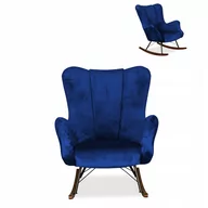 Fotele - Fotel uszak skandynawski Vika bujany Family Meble - miniaturka - grafika 1