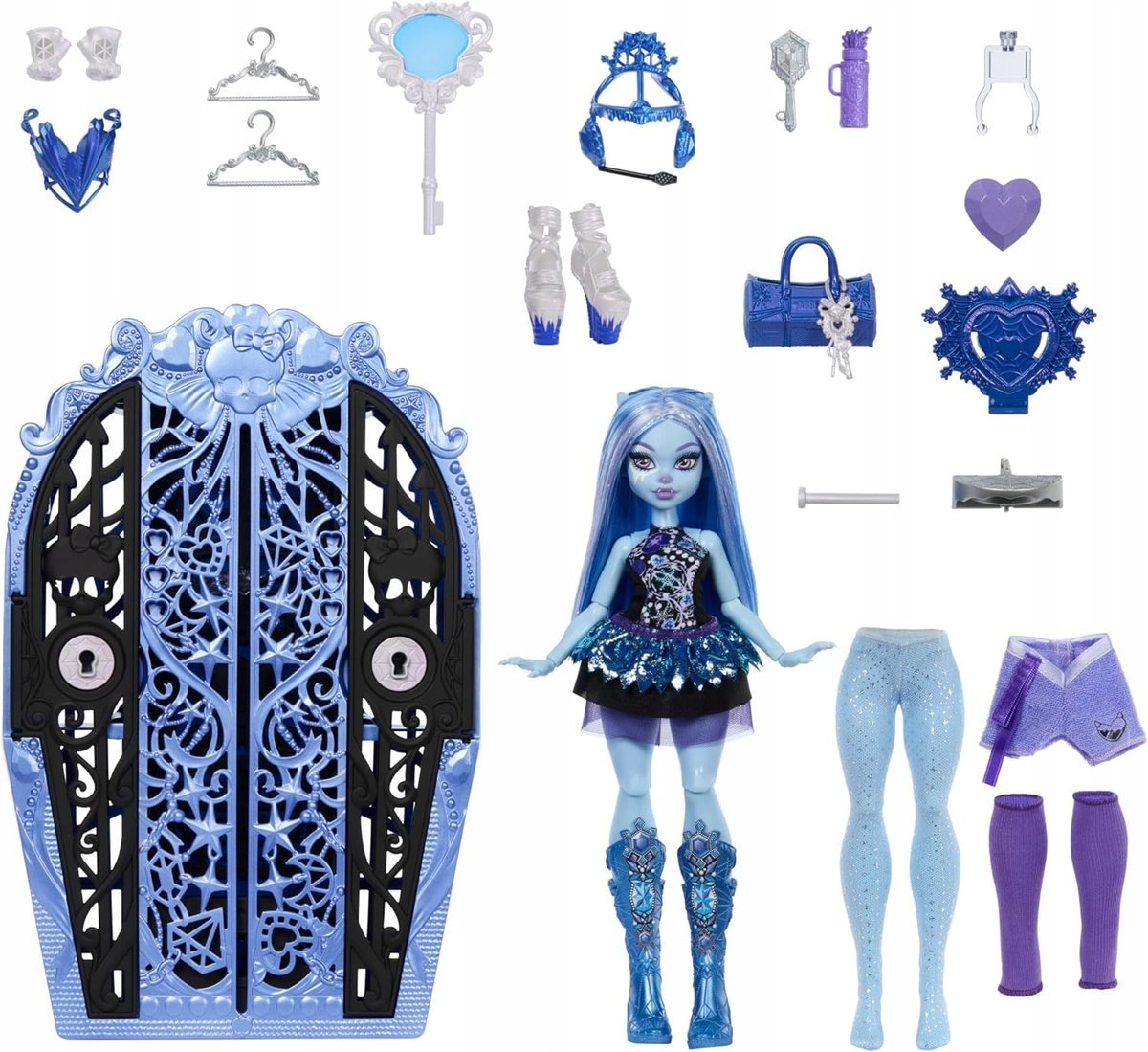 Monster High Abbey Bominable Lalka Laleczka Akcesoria Dla Dziewczynek