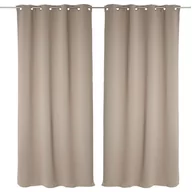 Zasłony - Zasłona Zaciemniająca Na Przelotkach 135 X 240 Cm, 2 Sztuki W Komplecie - miniaturka - grafika 1