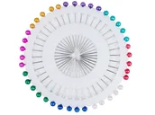 Pinezki - [59429] Szpilki na krążku kolorowe 40szt - miniaturka - grafika 1