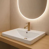 Umywalki - Rea Umywalka wpuszczana Rea ALISHA - miniaturka - grafika 1