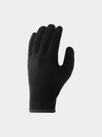 Rękawice narciarskie - 4F, Rękawiczki zimowe Uniseks, 4FAW23AGLOU047-20S, Czarne, Rozmiar S - miniaturka - grafika 1