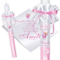 Dewocjonalia - Świeca i szatka ze zdjęciem dziecka Modele Świec do wyboru - miniaturka - grafika 1