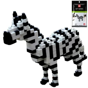 Klocki Konstrukcyjne Zwierzęta Dla Dzieci Zoo Saszetka Upominek Kreatywne - Klocki - miniaturka - grafika 1