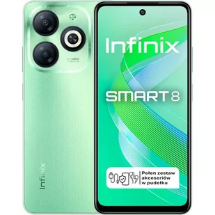 Infinix Smart 8 3/64GB Zielony - Telefony komórkowe - miniaturka - grafika 1