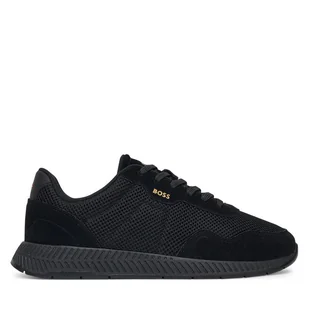 Sneakersy BOSS Titanium 50541882 Czarny - Sneakersy męskie - miniaturka - grafika 1