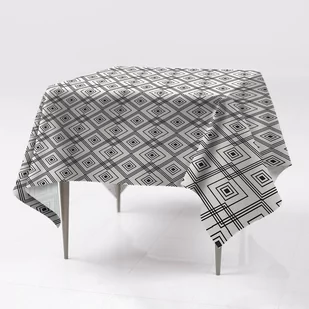 Kolorowy obrus gładki ozdobny Geometryczna iluzja, Fabricsy - Obrusy i serwetki - miniaturka - grafika 1