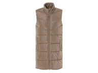 Kamizelki damskie - esmara® Długa kamizelka damska ze stójką (S (36/38), Brązowy) - miniaturka - grafika 1