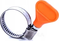 Akcesoria pneumatyczne - Opaska ślimakowa nierdzewna z motylkiem 10-16 mm - miniaturka - grafika 1