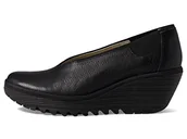 Czółenka - Fly London Damska czółenka YOZA438FLY, czarna, 9 UK, Czarny, 42 EU - miniaturka - grafika 1