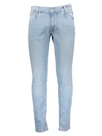 Spodnie męskie - Pepe Jeans Dżinsy - Slim fit - w kolorze błękitnym - miniaturka - grafika 1