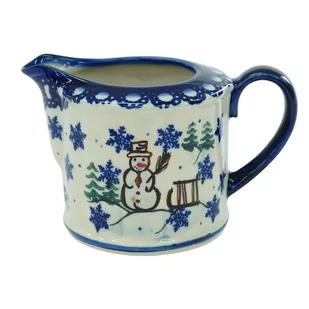Ceramiczny mlecznik Ceramika Bolesławiec - Cukiernice - miniaturka - grafika 1