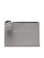 Etui na dokumenty i karty - TOUS Etui na karty kredytowe La Rue New 395910498 Szary - miniaturka - grafika 1